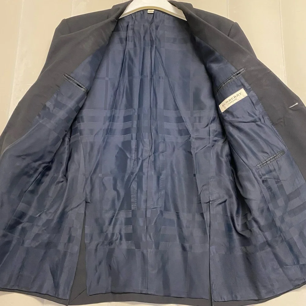 Burberry Men’s Blazer Suit Jacket Sports Coat Size 52R 100% Wool Luxury Designer